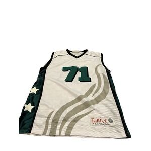 Starbucks Coffee Co XL Basketball Jersey Siren Logo‎ Thrive Steam Stars 71 Mesh